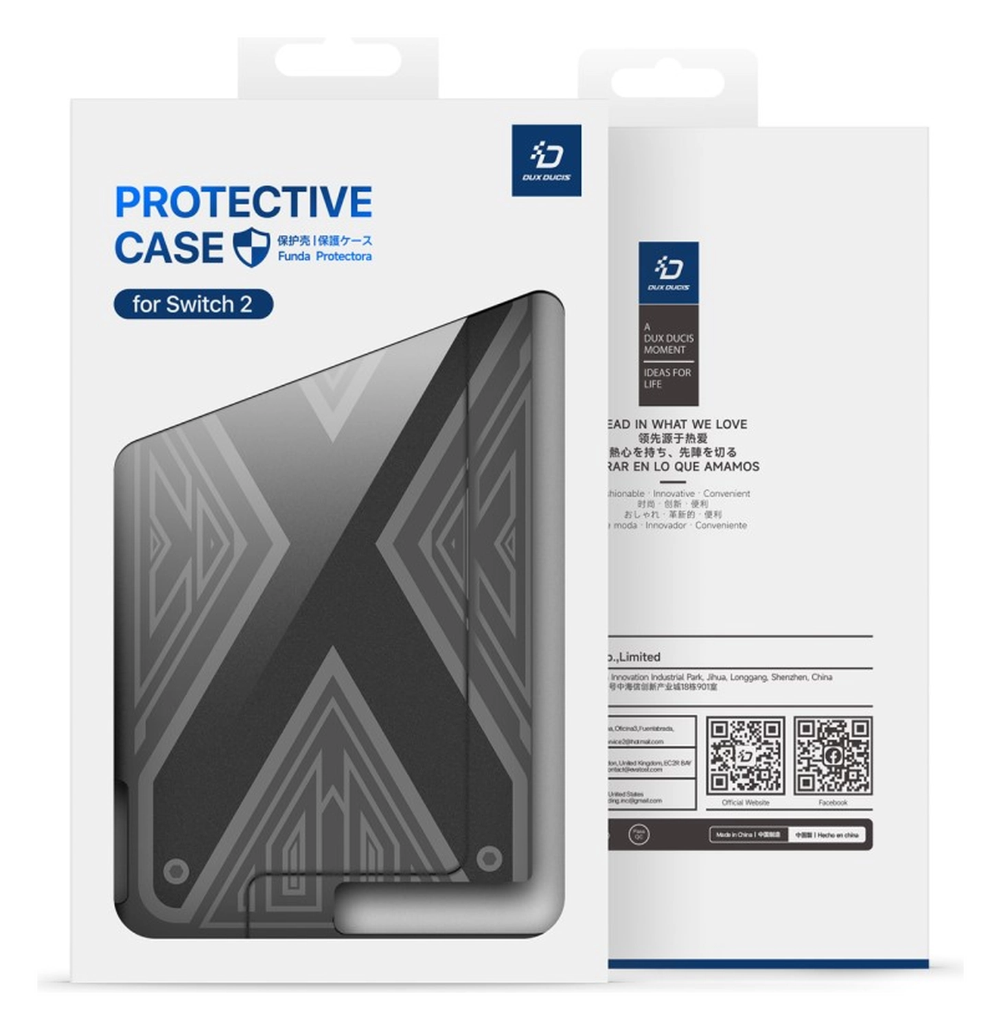Dux Ducis Nintendo Switch 2 Hoesje Back Cover Case Zwart afbeelding 12