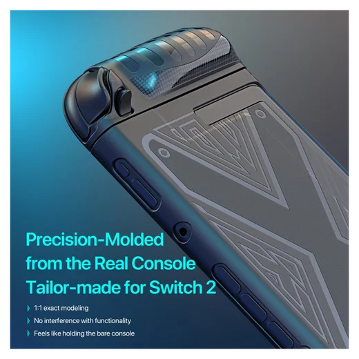 Dux Ducis Nintendo Switch 2 Hoesje Back Cover Case Zwart afbeelding 8
