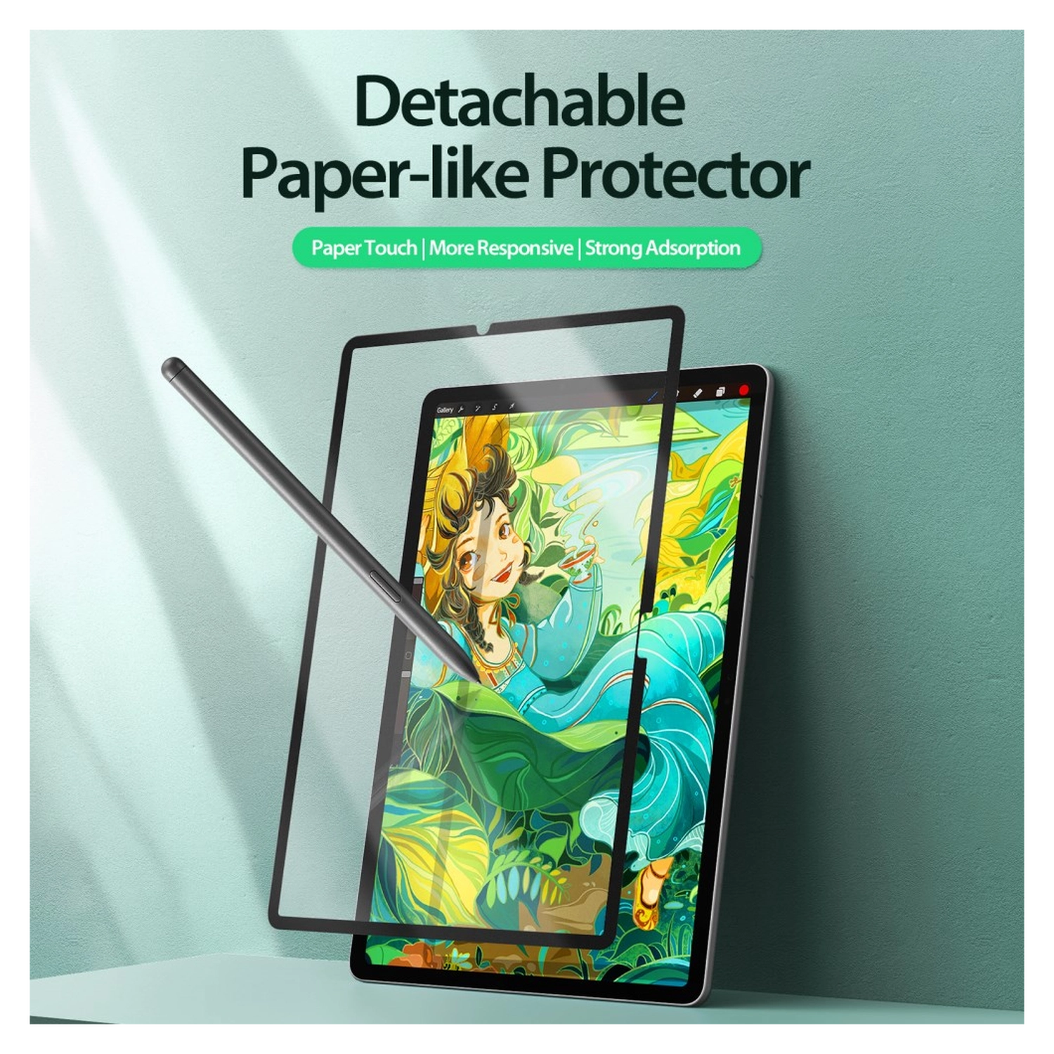 Dux Ducis Naad Samsung Tab S10 FE Plus Screen Protector Papier Gevoel afbeelding 2