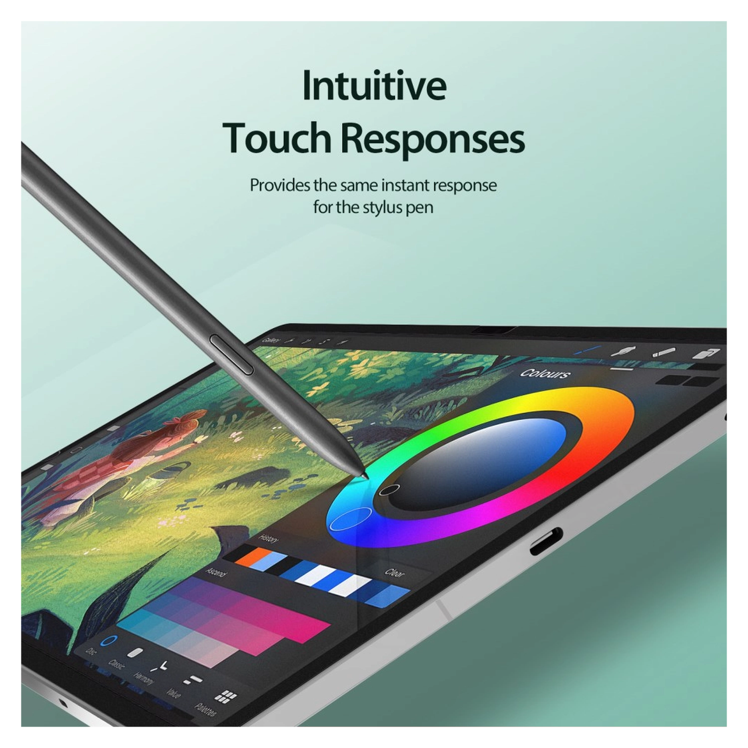 Dux Ducis Naad Samsung Tab S10 FE Plus Screen Protector Papier Gevoel afbeelding 7