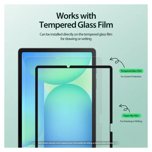Dux Ducis Naad Samsung Tab S10 FE Plus Screen Protector Papier Gevoel afbeelding 8