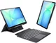 Dux Ducis Samsung Galaxy Tab S10 FE Plus Hoes Bluetooth Toetsenbord Zwart afbeelding 1