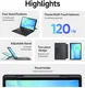 Dux Ducis Samsung Galaxy Tab S10 FE Plus Hoes Bluetooth Toetsenbord Zwart afbeelding 4