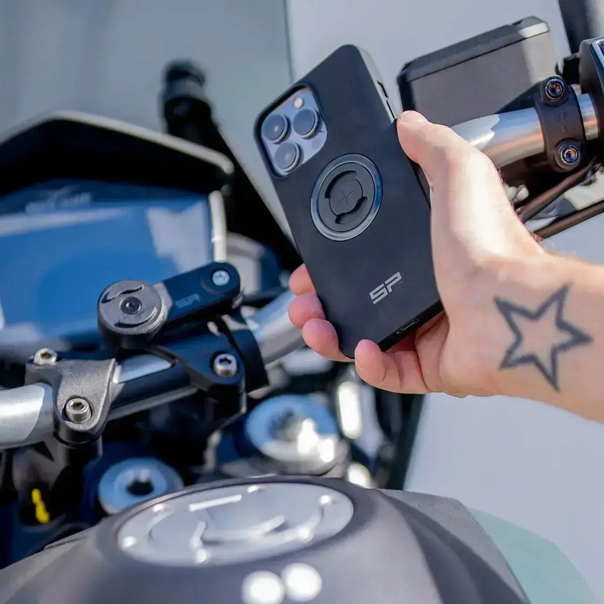 SP Connect SPC+ Hoesje met Telefoonhouder Motor voor Apple iPhone 16 Pro Max afbeelding 4