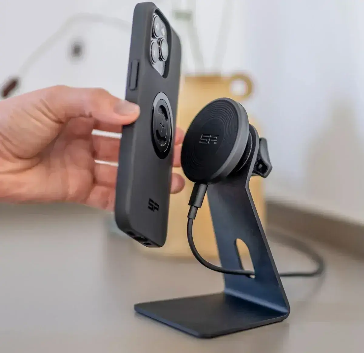 SP Connect SPC+ Hoesje met Telefoonhouder Motor voor Apple iPhone 16 Pro Max afbeelding 8