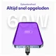 Buddi Flex USB-C naar USB-C Magnetische Kabel 60W Fast Charge 2M Zwart afbeelding 3