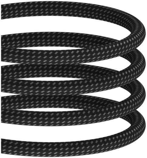 Buddi Flex 3.5mm Jack Aux Audio Kabel 1M Zwart afbeelding 13