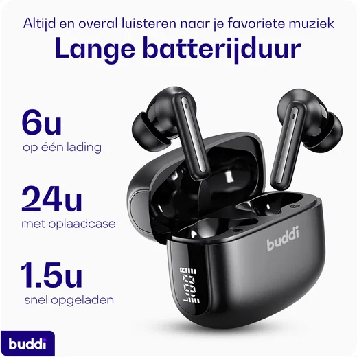 hadbleng Q28S Bluetooth 5.3 hoofdtelefoon, sport, in-ear hoofdtelefoon, draadloos met ENC-mic