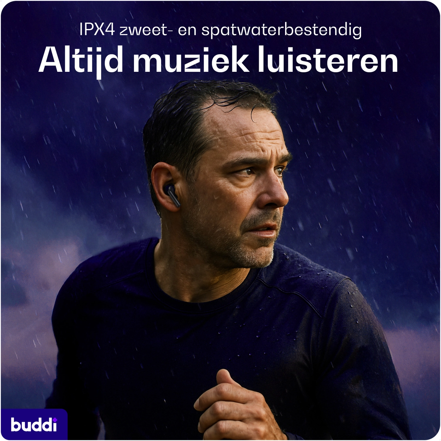 Buddi Pulse Draadloze Oordopjes Noise Cancelling ANC + ENC Zwart afbeelding 8