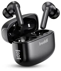 Buddi Pulse Draadloze Oordopjes Noise Cancelling ANC + ENC Zwart afbeelding