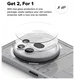 Ringke Nothing Phone (3a) Pro Camera Protector Tempered Glass (2-Pack) afbeelding 4