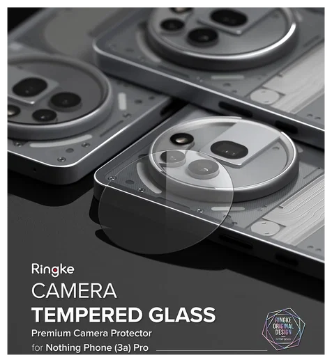 Ringke Nothing Phone (3a) Pro Camera Protector Tempered Glass (2-Pack) afbeelding 9