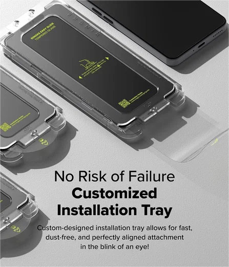 Ringke Nothing Phone 3a/3a Pro Easy Slide Screenprotector 9H 2-Pack Beschermglas afbeelding 3
