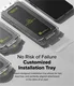 Ringke Nothing Phone 3a/3a Pro Easy Slide Screenprotector 9H 2-Pack Beschermglas afbeelding 3