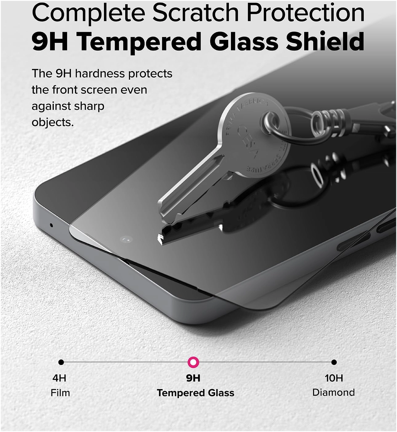 Ringke Nothing Phone 3a/3a Pro Easy Slide Screenprotector 9H 2-Pack Beschermglas afbeelding 6