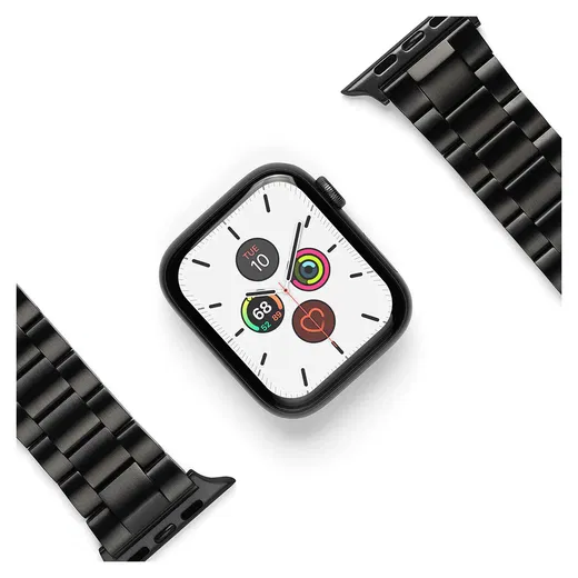 Ringke Titanium One - Apple Watch 1-10/SE/Ultra Band - 49/46/45/44/42MM - Zwart afbeelding 1