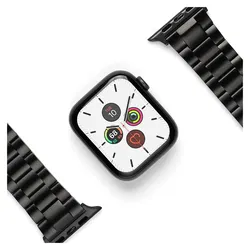 Ringke Titanium One - Apple Watch 1-10/SE/Ultra Band - 49/46/45/44/42MM - Zwart afbeelding