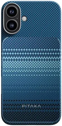 PITAKA Apple iPhone 16 Hoesje met 5.000mAh MagSafe Powerbank Moonrise afbeelding 4