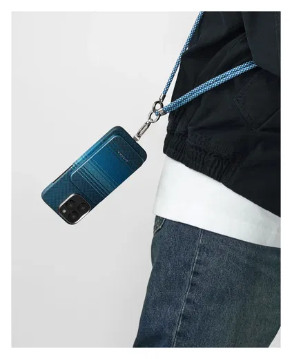 PITAKA Apple iPhone 16 Hoesje met 5.000mAh MagSafe Powerbank Moonrise afbeelding 3