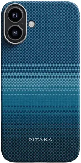 PITAKA Apple iPhone 16 Hoesje met 5.000mAh MagSafe Powerbank Moonrise afbeelding 6