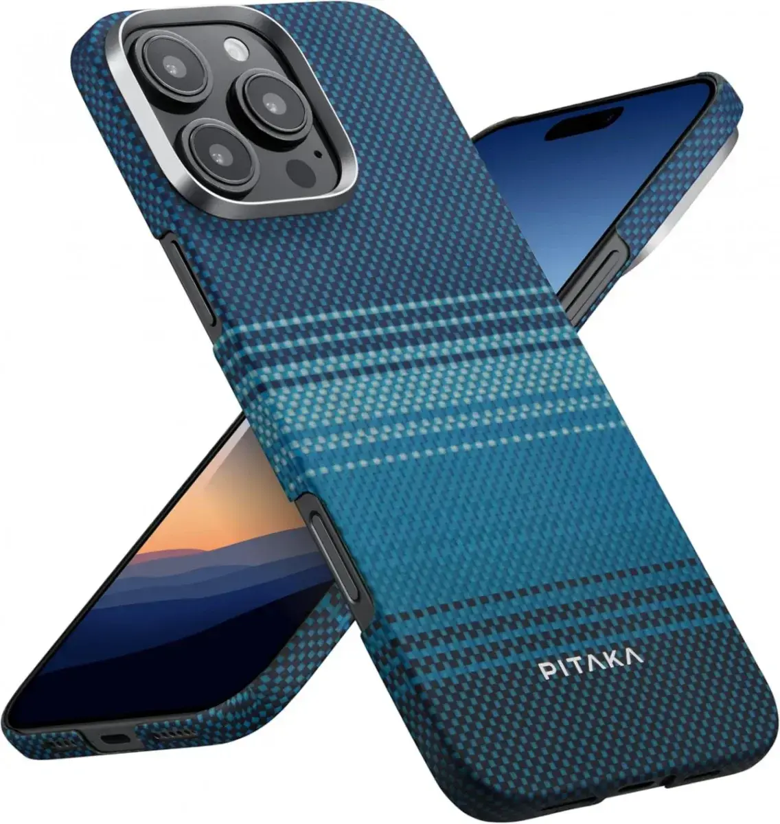 PITAKA Apple iPhone 16 Pro Max Hoesje met 5.000mAh MagSafe Powerbank Moonrise afbeelding 5
