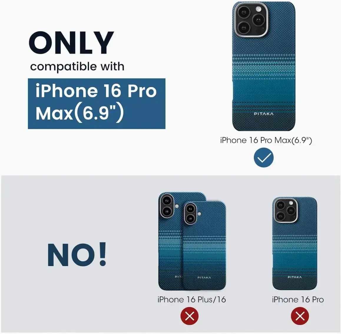 PITAKA Apple iPhone 16 Pro Max Hoesje met 5.000mAh MagSafe Powerbank Moonrise afbeelding 7