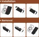 PITAKA Apple iPhone 16 Pro Max Hoesje met 5.000mAh MagSafe Powerbank Sunset afbeelding 14