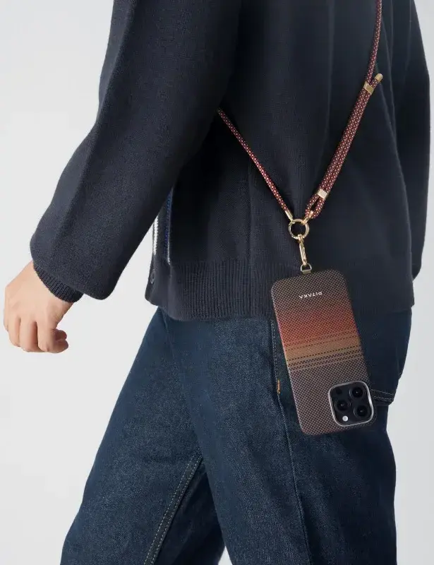PITAKA Apple iPhone 16 Pro Max Hoesje met 5.000mAh MagSafe Powerbank Sunset afbeelding 15