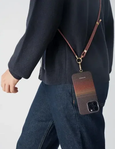 PITAKA Apple iPhone 16 Pro Max Hoesje met 5.000mAh MagSafe Powerbank Sunset afbeelding 15