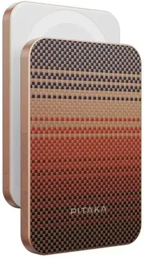 PITAKA Apple iPhone 16 Pro Max Hoesje met 5.000mAh MagSafe Powerbank Sunset afbeelding 19