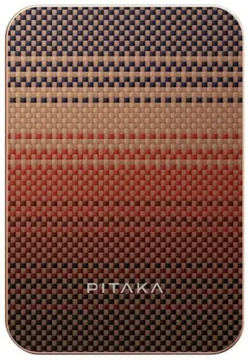 PITAKA Apple iPhone 16 Pro Max Hoesje met 5.000mAh MagSafe Powerbank Sunset afbeelding 20