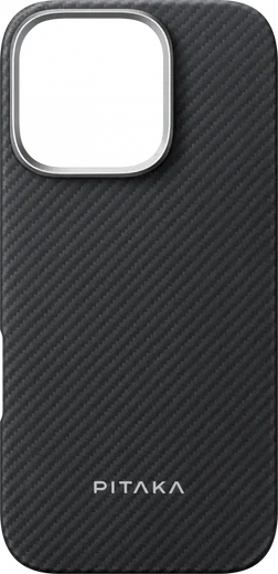 PITAKA Apple iPhone 16 Pro Hoesje met 5.000mAh MagSafe Powerbank Zwart afbeelding 15