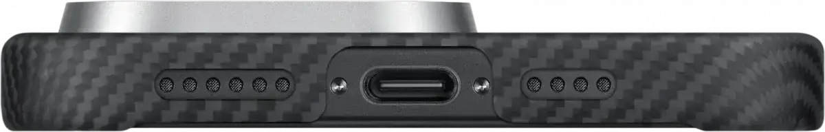 PITAKA Apple iPhone 16 Pro Hoesje met 5.000mAh MagSafe Powerbank Zwart afbeelding 20
