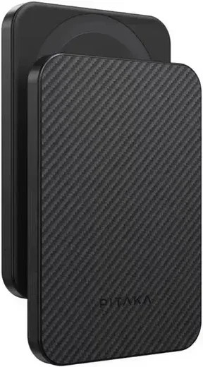 PITAKA Apple iPhone 16 Pro Hoesje met 5.000mAh MagSafe Powerbank Zwart afbeelding 21