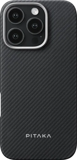 PITAKA Apple iPhone 16 Pro Hoesje met 5.000mAh MagSafe Powerbank Zwart afbeelding 8