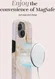 MIO MagSafe Apple iPhone 16 Pro Hoesje met Telefoonkoord Gold Marble afbeelding 8