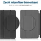 Samsung Galaxy Tab S10 FE Plus Hoes Tri-Fold Book Case met Standaard Zwart afbeelding 6
