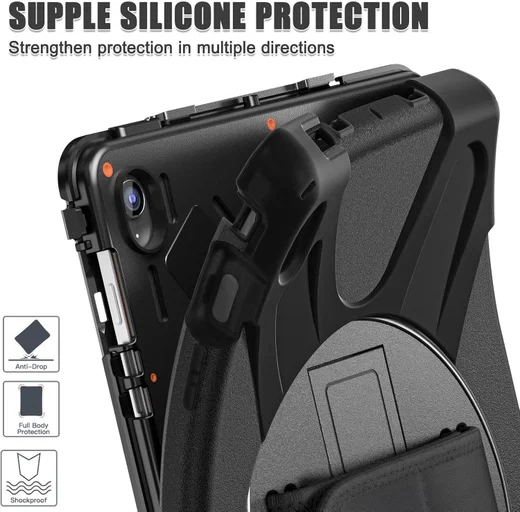 Samsung Galaxy Tab S10 FE Plus Hoes Back Cover met Kickstand en
