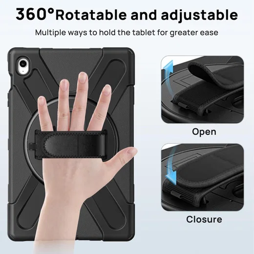 Samsung Galaxy Tab S10 FE Plus Hoes Back Cover met Kickstand en