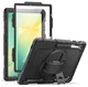 Samsung Galaxy Tab S10 FE Plus Hoes met Screen Protector en Handriem Zwart afbeelding 1