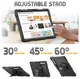 Samsung Galaxy Tab S10 FE Plus Hoes met Screen Protector en Handriem Zwart afbeelding 6