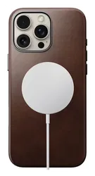 Nomad Traditional Leather iPhone 16 Pro Max Hoesje Leer MagSafe Horween Bruin afbeelding