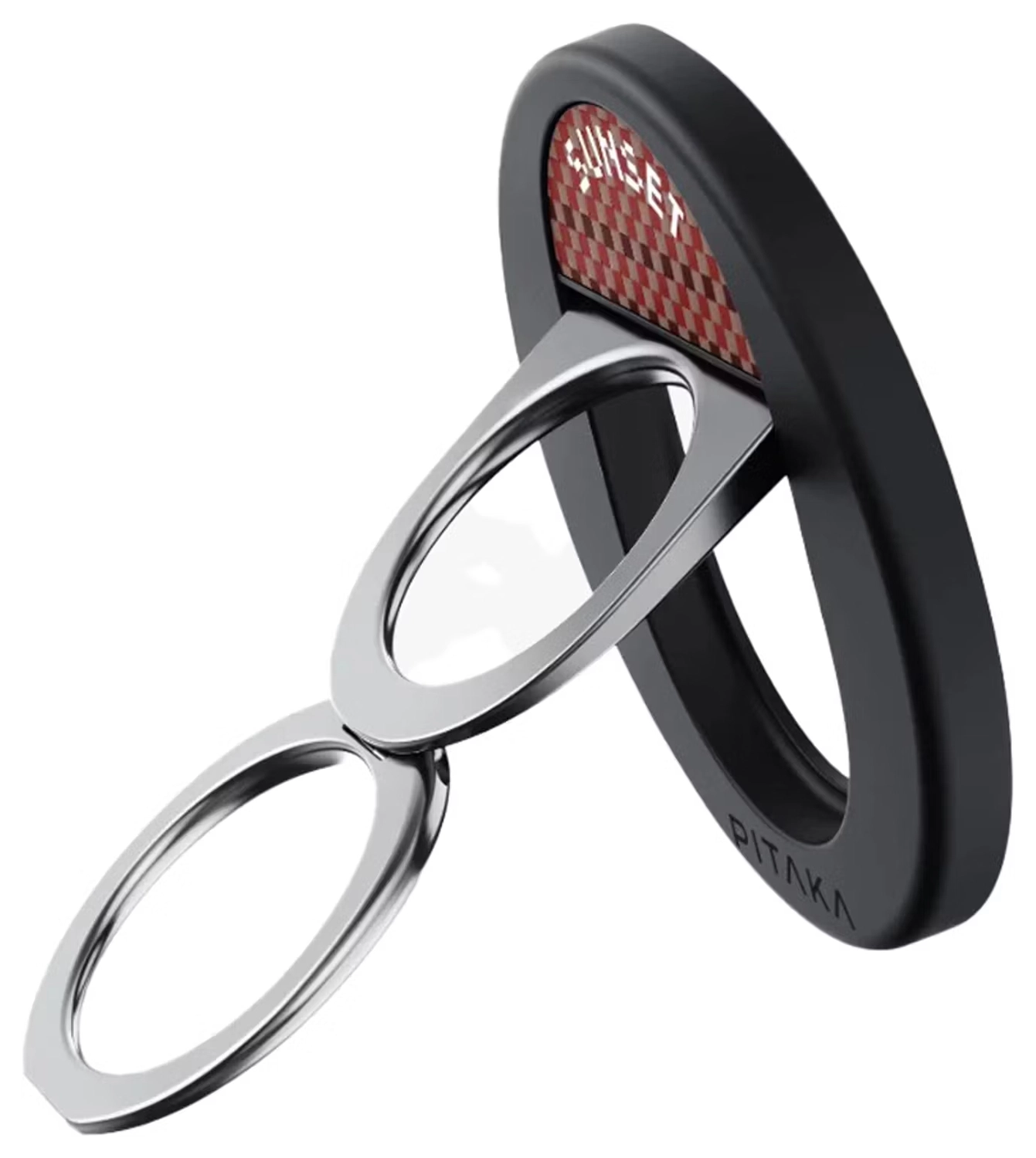 PITAKA MagEZ Grip 3 MagSafe Ring Houder Opvouwbare Standaard Sunset afbeelding 1