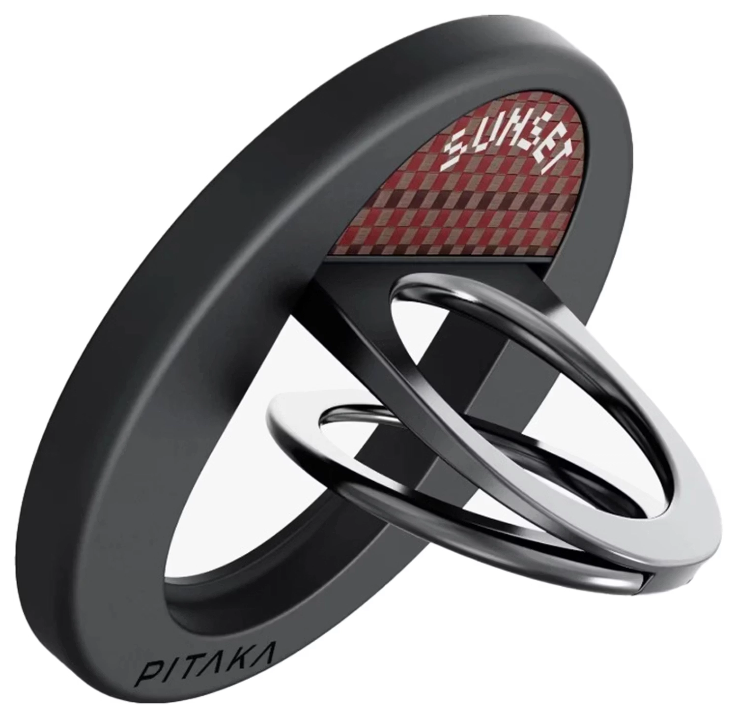 PITAKA MagEZ Grip 3 MagSafe Ring Houder Opvouwbare Standaard Sunset afbeelding 2