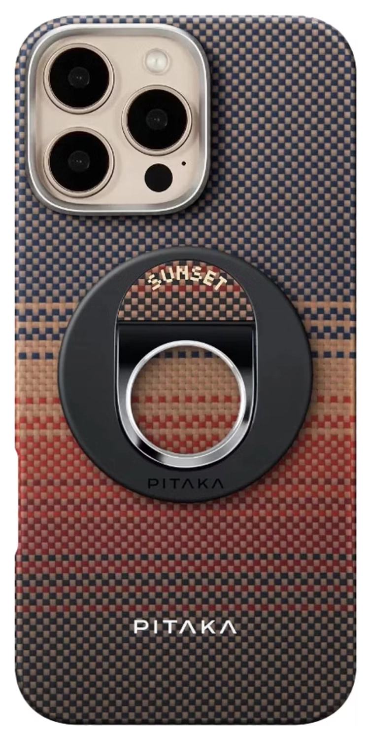 PITAKA MagEZ Grip 3 MagSafe Ring Houder Opvouwbare Standaard Sunset afbeelding 3