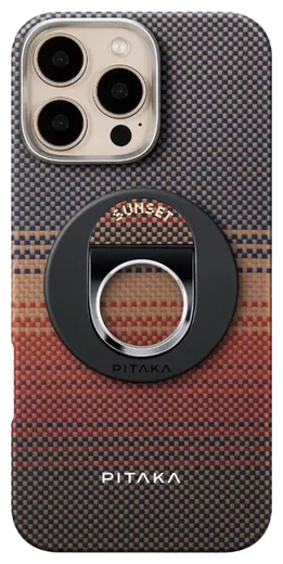PITAKA MagEZ Grip 3 MagSafe Ring Houder Opvouwbare Standaard Sunset afbeelding 3