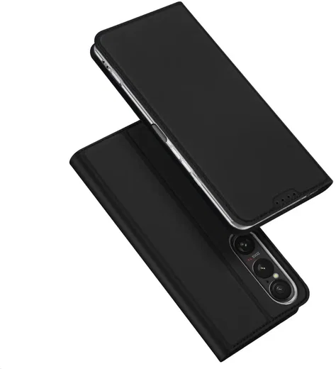 Dux Ducis Skin Pro Sony Xperia 1 VII Hoesje Portemonnee Book Case Zwart afbeelding 4