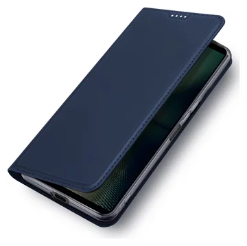 Dux Ducis Skin Pro Sony Xperia 1 VII Hoesje Portemonnee Book Case Blauw