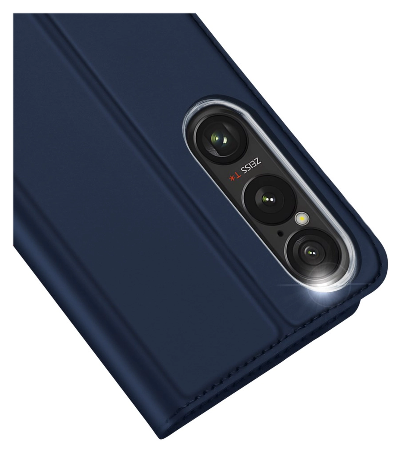 Dux Ducis Skin Pro Sony Xperia 1 VII Hoesje Portemonnee Book Case Blauw afbeelding 5