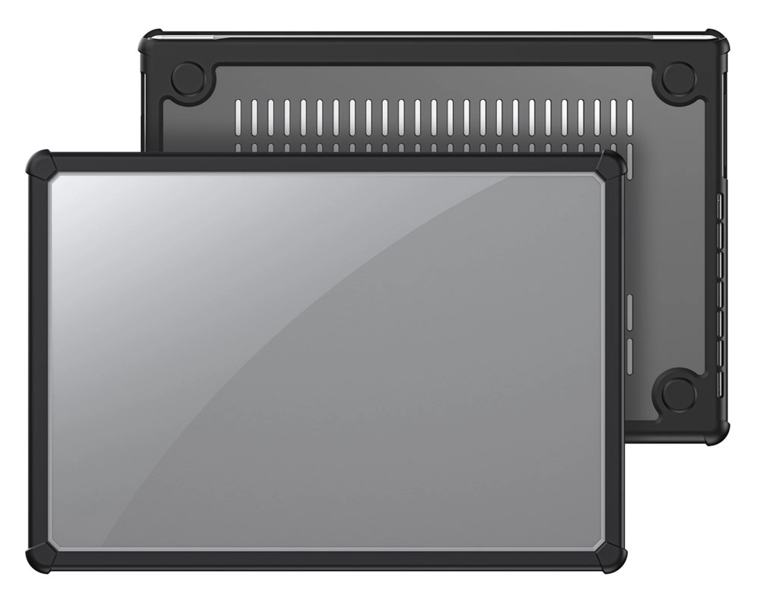 Dux Ducis LCGM - MacBook Pro 16 Inch (2024/2023/2021/2019) Hoes - Zwart afbeelding 1